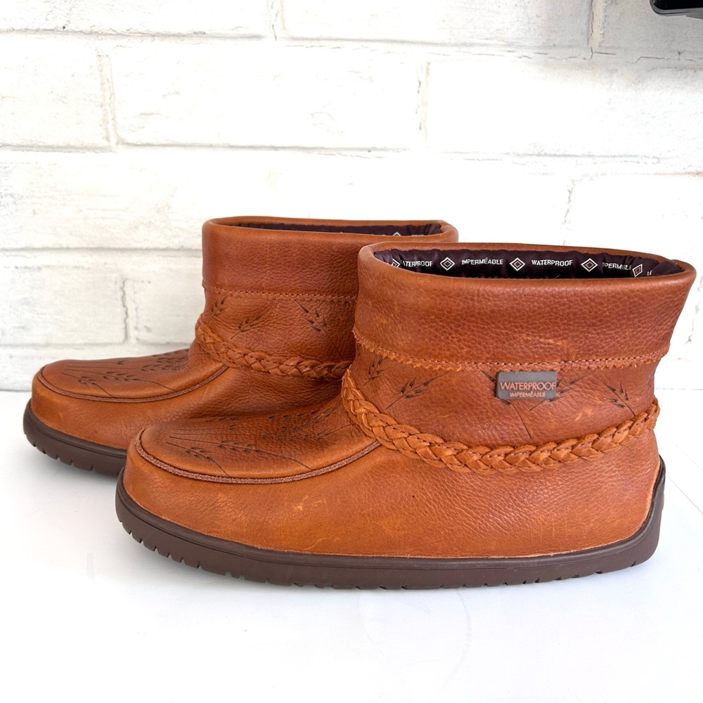 Waterproof Brown Ankle Boots for Women